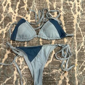 FashionNova denim swimsuit